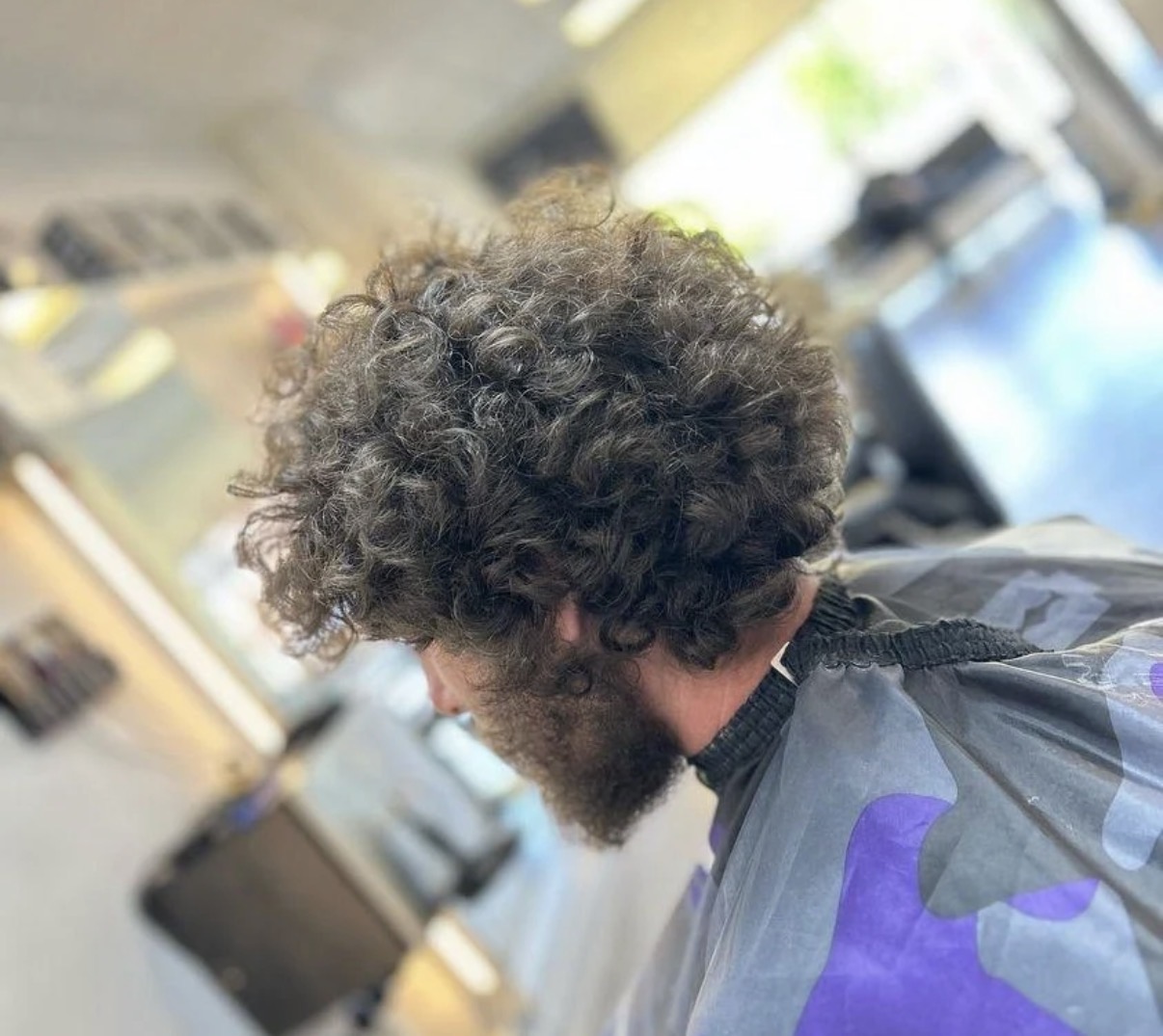 Before haircut at Rich The Barber, Barry